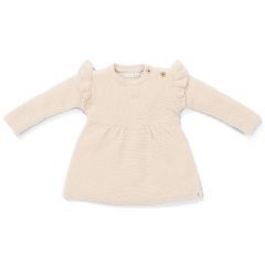 Babyjurk lange mouw met ruches - maat 50