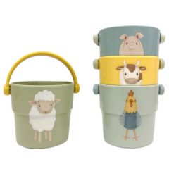 Set van 4 bademmertjes