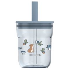Kinderglas 250 ml met rietje