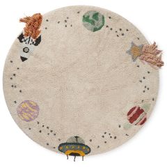 Interstellar Journey wasbaar vloerkleed 140 cm