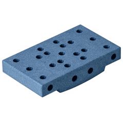 Blok gebogen basis