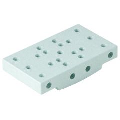 Blok gebogen basis