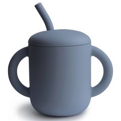Drinkbeker met rietje