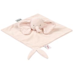 Knuffeldoek olifantje ribfluweel 27 x 27 cm - Fanfan