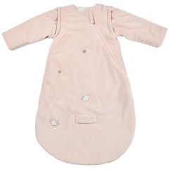 Slaapzak velours met afneembare mouwen 70 cm - TOG 2.5 - Fanfan