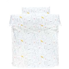 Dekbedovertrek bio mousseline 100 x 140 cm