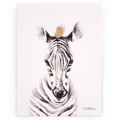 Schilderij Zebra