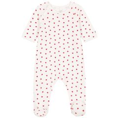 Fluwelen pyjama Hartjes 1m