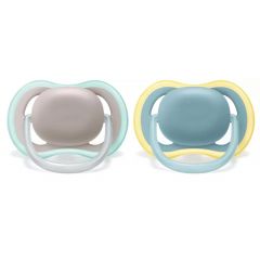 Ultra Air fopspenen Neutral 18m+ - 2 stuks