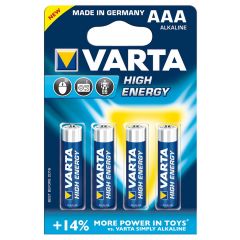 Varta 1.5V AAA batterijen - 4 stuks