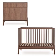 Ashi babykamer: bed 60 x 120 cm + commode