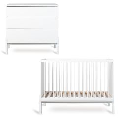 Ashi babykamer: bed 60 x 120 cm + commode