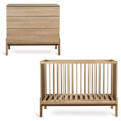 Ashi babykamer: bed 60 x 120 cm + commode