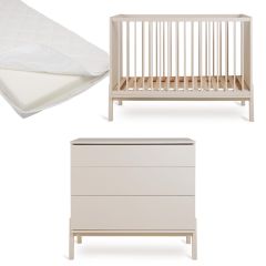 Ashi babykamer: bed 60 x 120 cm + matras + commode