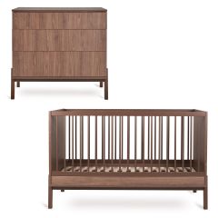 Ashi babykamer: bed 70 x 140 cm + commode