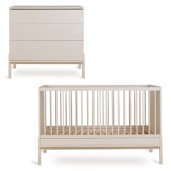 Ashi babykamer: bed 70 x 140 cm + commode