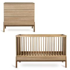 Ashi babykamer: bed 70 x 140 cm + commode