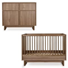 Kyo babykamer: bed 70 x 120 cm + commode