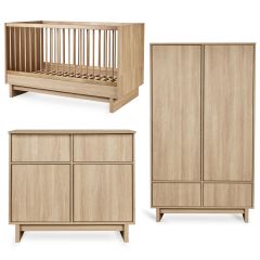 Kyo babykamer: bed 70 x 140 cm + commode + kledingkast
