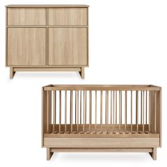Kyo babykamer: bed 70 x 140 cm + commode