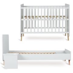 Loft babykamer: bed 60 x 120 cm + Junior kit