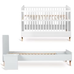 Loft babykamer: bed 70 x 140 cm + Junior kit