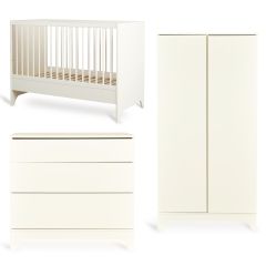 Tsugi babykamer: bed 60 x 120 cm + commode + kledingkast