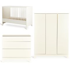 Tsugi babykamer: bed 60 x 120 cm + commode + kledingkast XL