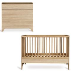 Tsugi babykamer: bed 60 x 120 cm + commode