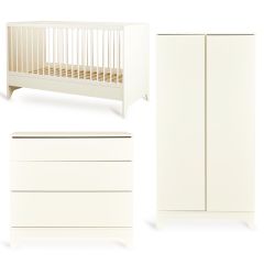 Tsugi babykamer: bed 70 x 140 cm + commode + kledingkast