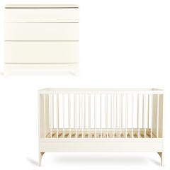 Tsugi babykamer: bed 70 x 140 cm + commode