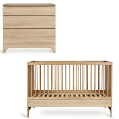 Tsugi babykamer: bed 70 x 140 cm + commode