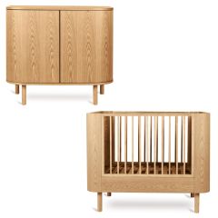 Yume babykamer: bed 70 x 110 cm + commode