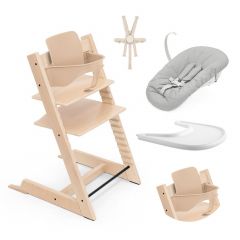 Tripp Trapp kinderstoel + Baby Set 2 + Tafelblad + Harnas 2 + Newborn Set