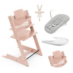 Tripp Trapp kinderstoel + Baby Set 2 + Tafelblad + Harnas 2 + Newborn Set