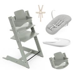 Tripp Trapp kinderstoel + Baby Set 2 + Tafelblad + Harnas 2 + Newborn Set