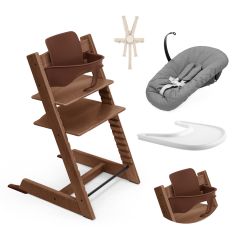 Tripp Trapp kinderstoel + Baby Set 2 + Tafelblad + Harnas 2 + Newborn Set