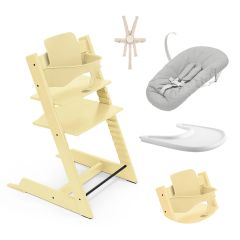 Tripp Trapp kinderstoel + Baby Set 2 + Tafelblad + Harnas 2 + Newborn Set