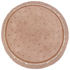 Tapijt Juul Dots Pink 130 x 130 cm