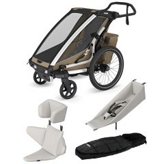 Pack Chariot Cross 2.0 single fietskar - Comfort