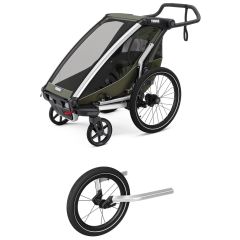 Pack Chariot Lite single fietskar + Jogging Kit