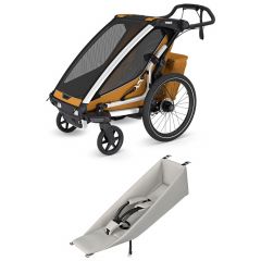 Pack Chariot Sport 2.0 single fietskar + Infant Sling zitje