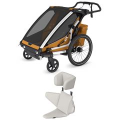 Pack Chariot Sport 2.0 double fietskar + Baby Supporter