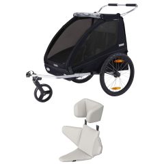 Pack Coaster 2 XT fietskar + Baby Supporter