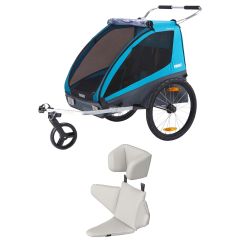 Pack Coaster 2 XT fietskar + Baby Supporter