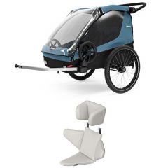 Pack Courier fietskar + Baby Supporter