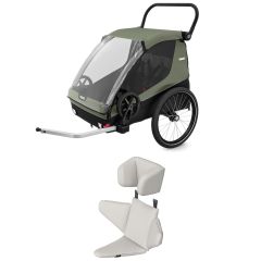 Pack Courier fietskar + Baby Supporter