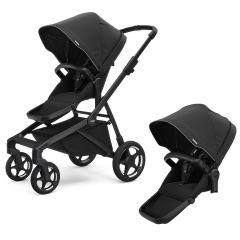 Sleek 2 kinderwagen + tweede zitje
