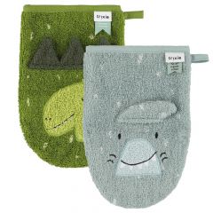 Set van 2 washandjes