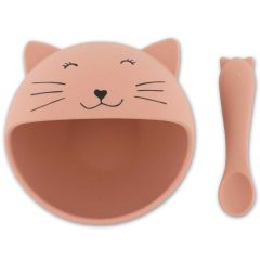 Silicone first meal eetset